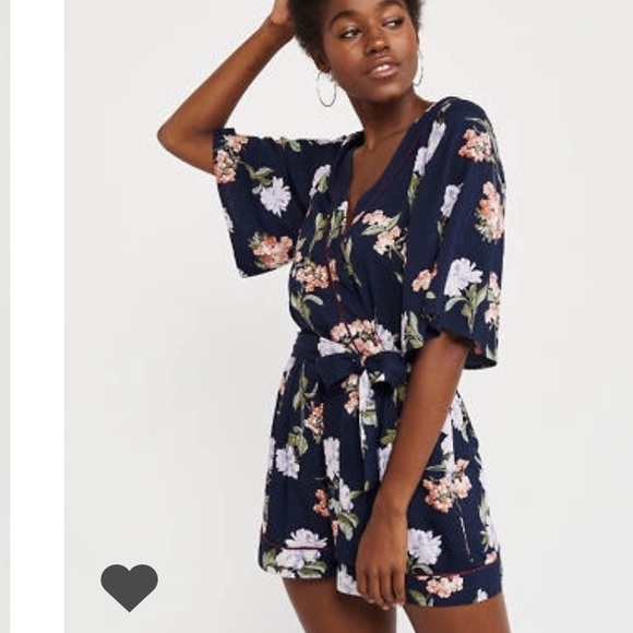 kimono wrap romper